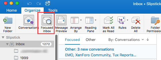 outlook for mac message sources folder